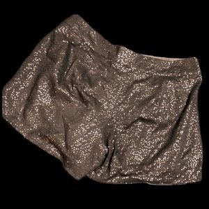 Black Sequin Shorts